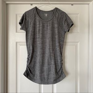 Athleta | Gray Shirt Sleeve Tee